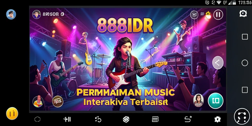 Screenshot gameplay 888IDR menampilkan interaksi musik yang menyenangkan.