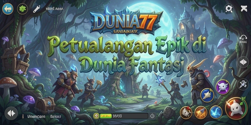Tampilan gameplay RPG DUNIA77 yang menawan dan mendebarkan.