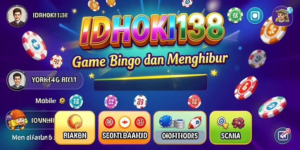 Tampilan gameplay menarik dari IDRHOKI138 dengan suasana Bingo yang menyenangkan.