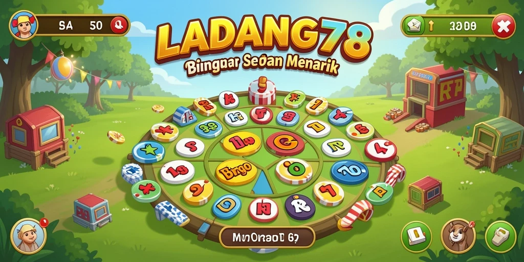 Tampilan gameplay menarik dari LADANG78 yang memacu adrenalin.