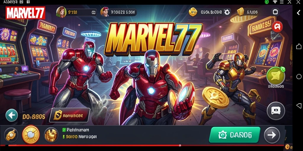 Tampilan gameplay MARVEL77 dengan fitur kasino yang menegangkan.