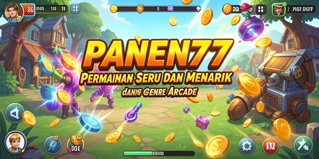 Tampilan keren dari gameplay seru PANEN77 yang menantang.