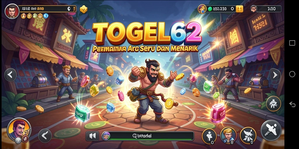 Screenshot gameplay TOGEL62 menunjukkan tantangan yang mendebarkan.